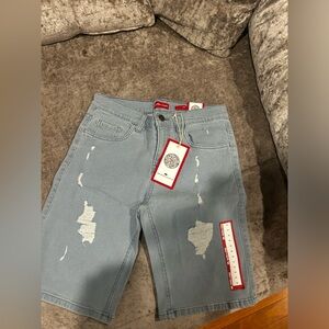 Boys Ring of Fire Denim Shorts